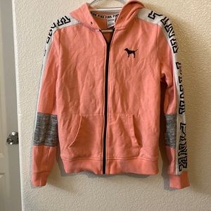 I am selling this Pink VS jacket size medium